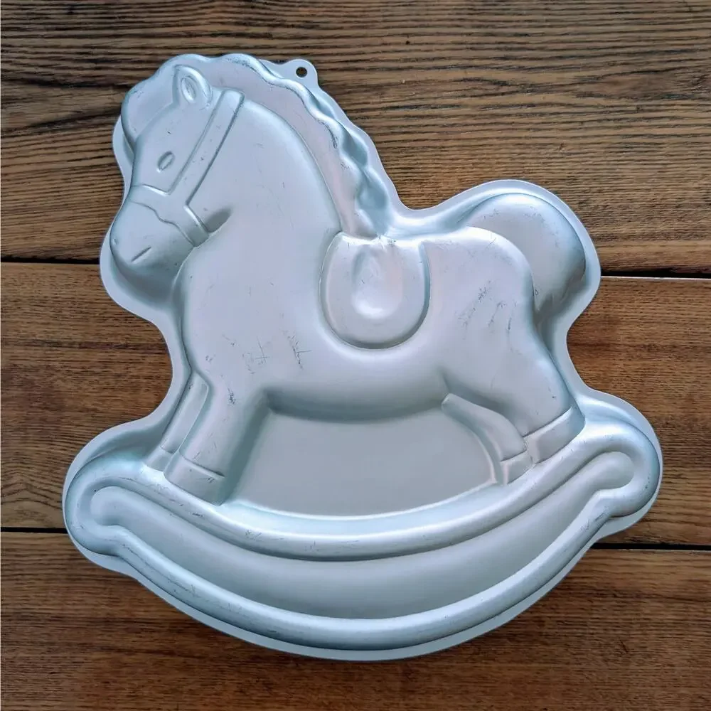 Vintage 1984 Wilton Rocking Horse Cake Pan 2105-2388 Retired Novelty Baking